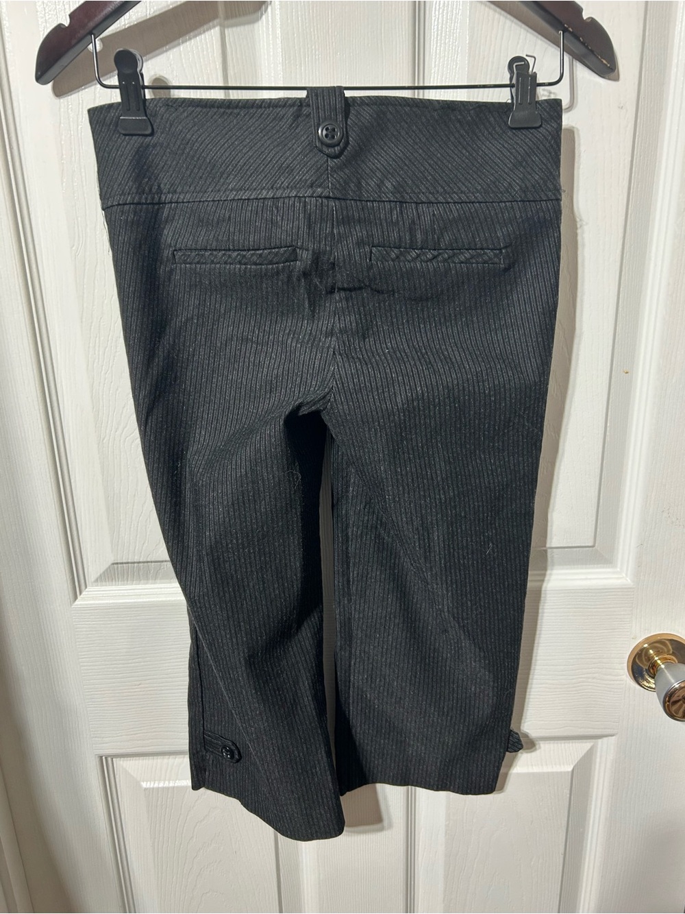Dynamite Black Pinstripe Capris - Picture 7 of 8